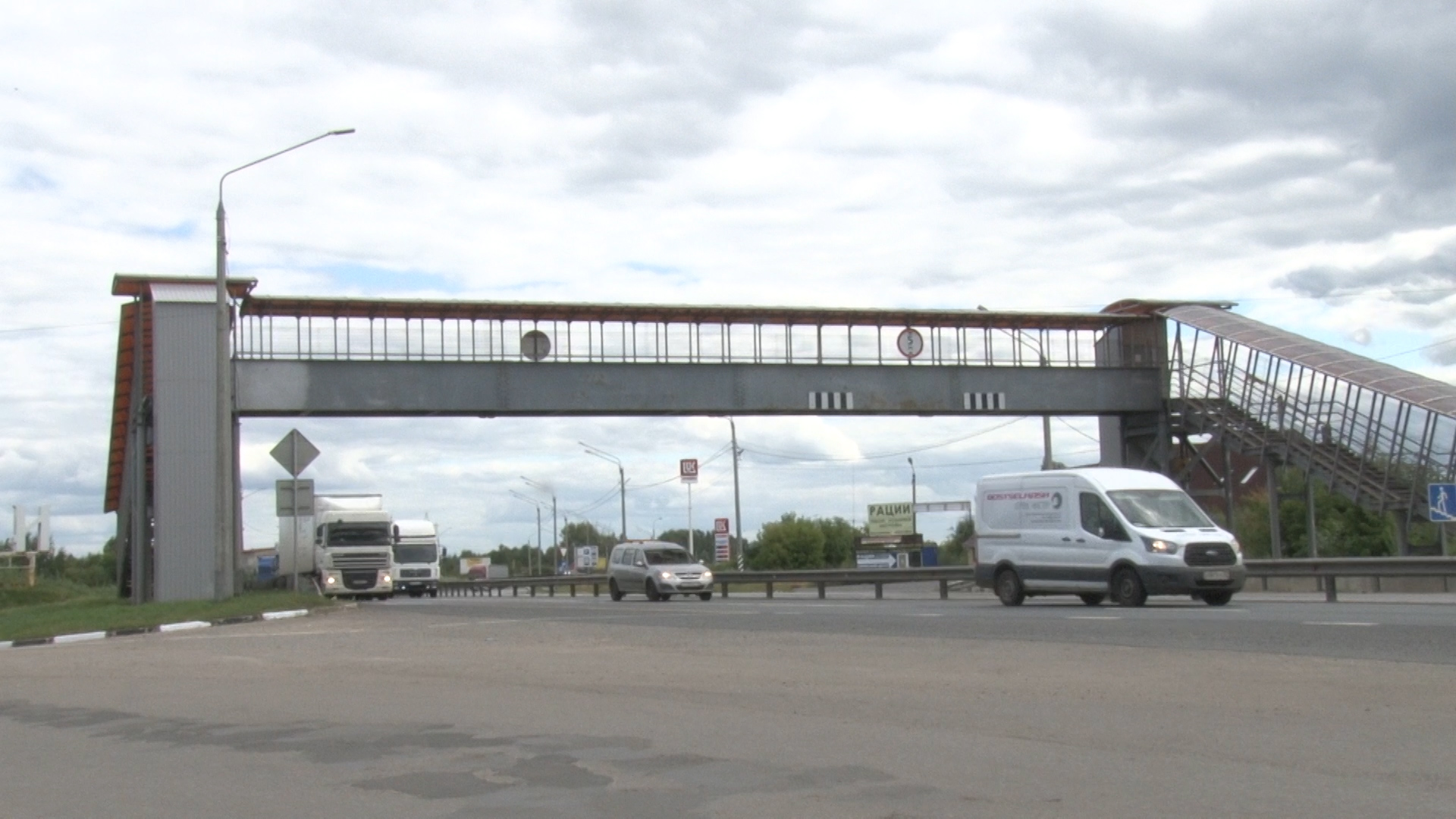 В зоне строительства развязки на автодороге М-7 в Вязниках изменится схема  движения