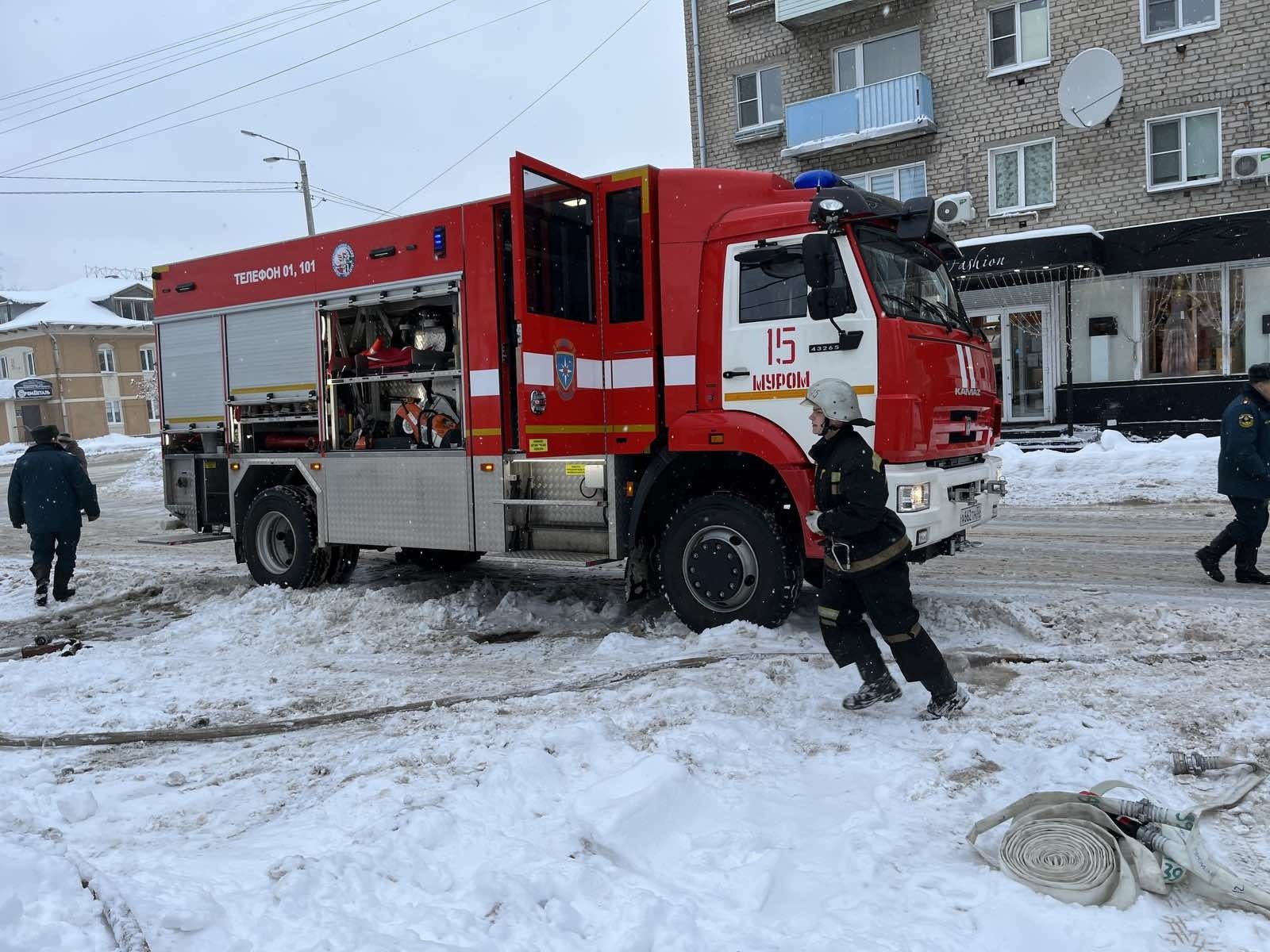 В Муроме загорелось кафе 