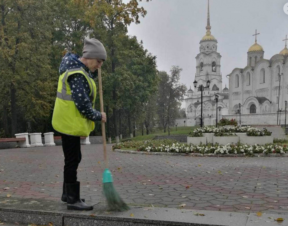 2021 идет. Парк Липки во Владимире.