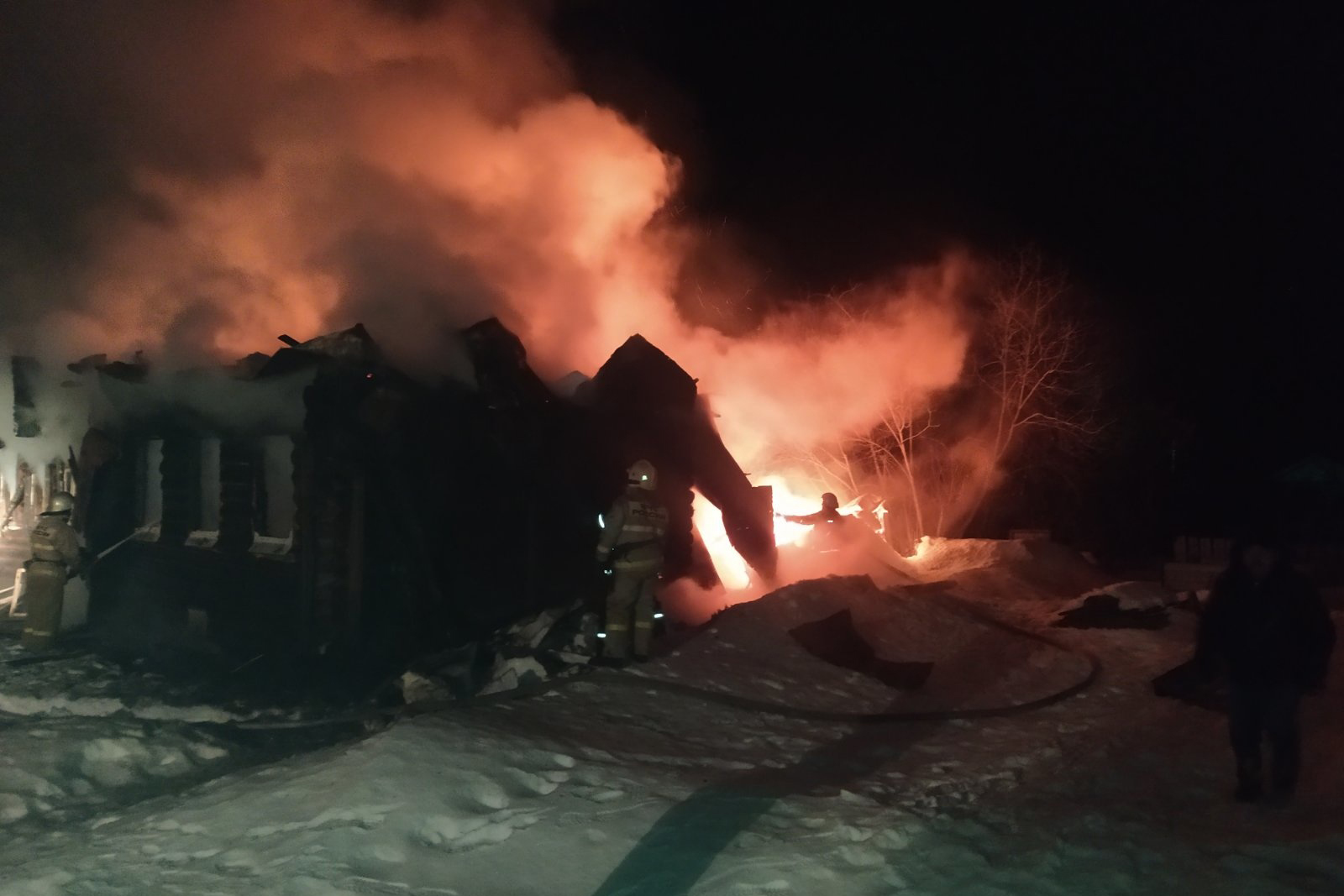 В Муромском районе на пожаре в частном жилом доме погиб пенсионер