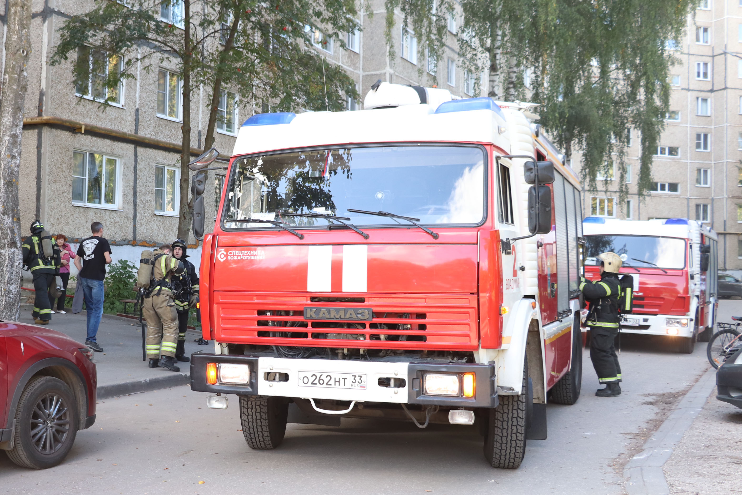 Во Владимире на пожаре на улице Горького эвакуировали 15 человек