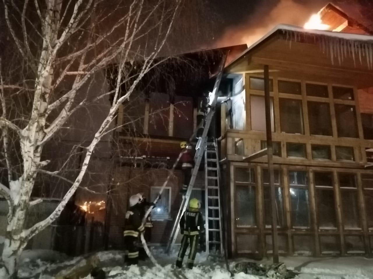 В Суздале в частном доме произошел масштабный пожар